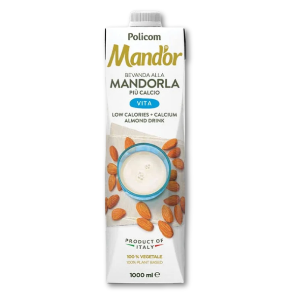 Mand'or Light + Calcium Almond Drink 6x1000ml