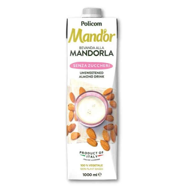 Mand'or Conventional Unsweetened Almond 6x1000ml
