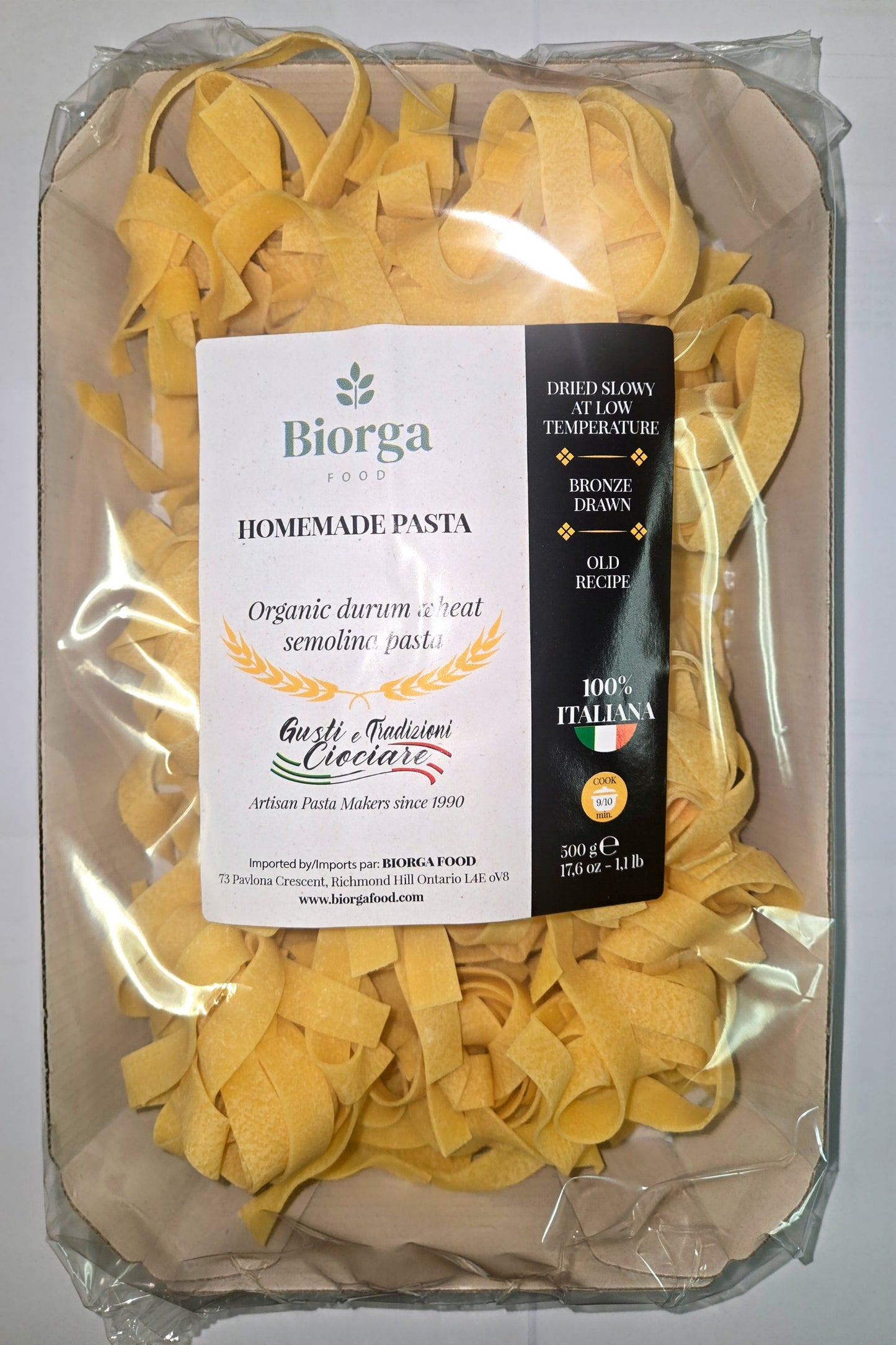 Pappardelle Egg Organic 15x500GR