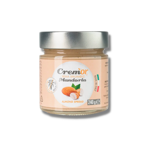 Crem'or Almond Spread 18% - Palm oil free 12x240gr