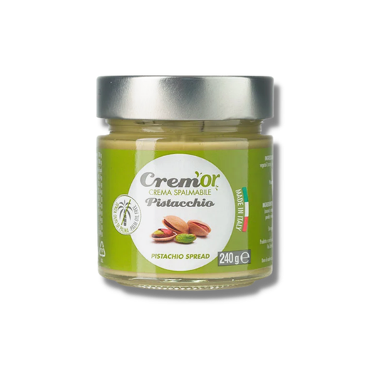Crem'or Pistachio Spread 18% - Palm oil free 12x240gr