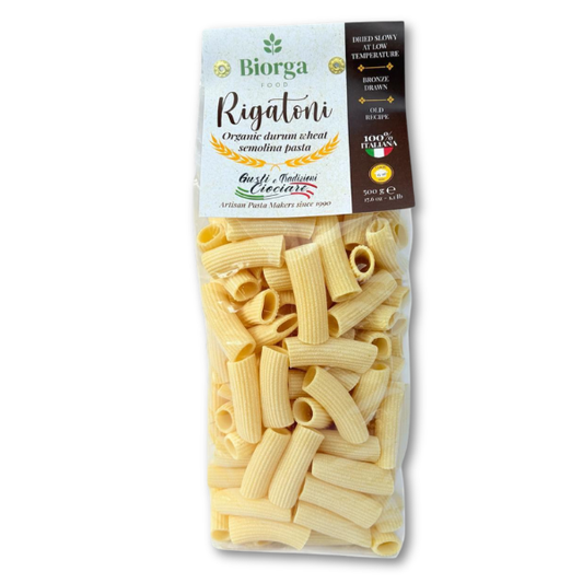 Rigatoni Regular Cut Organic 20x500GR